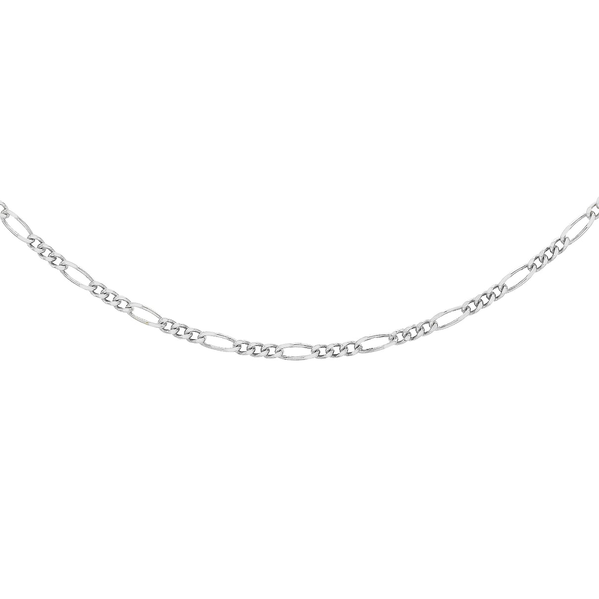 Sterling Silver Diamond Cut Figaro Chain 16 Inch 7617899 0