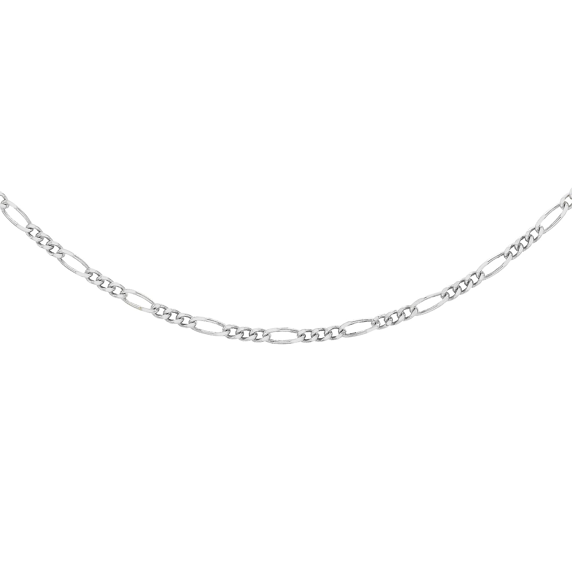 Sterling Silver Diamond Cut Figaro Chain 16 Inch 7617899 0