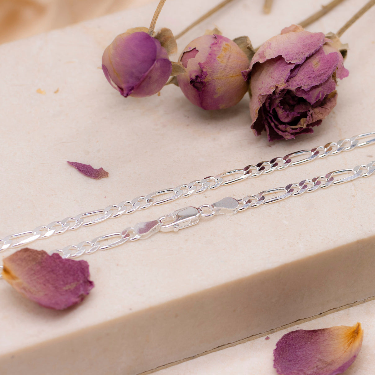 Sterling Silver Diamond Cut Figaro Chain 16 Inch 7617899 6