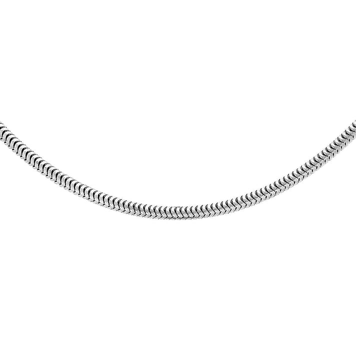 Sterling Silver Round Snake Chain 16 Inch 7595780 1