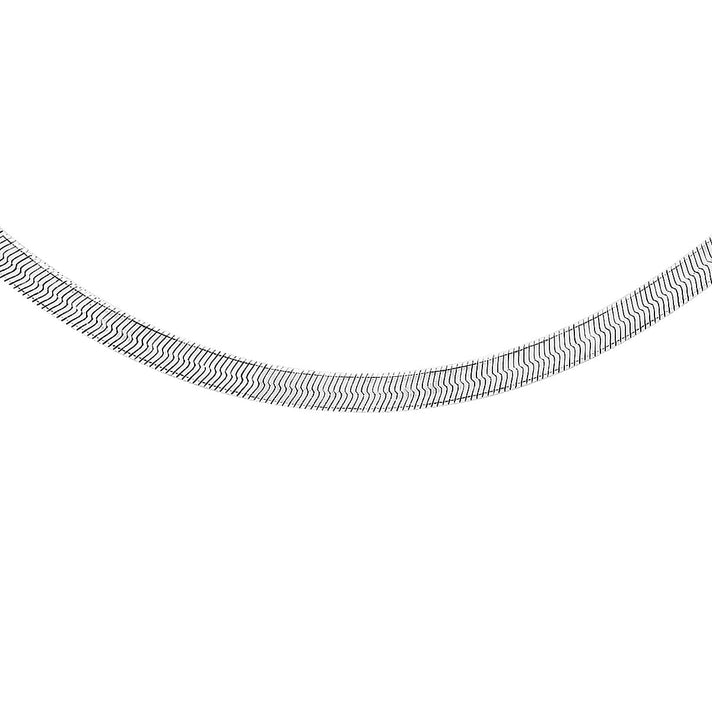 Sterling Silver Oval Snake Chain 16 Inch 7599447 1