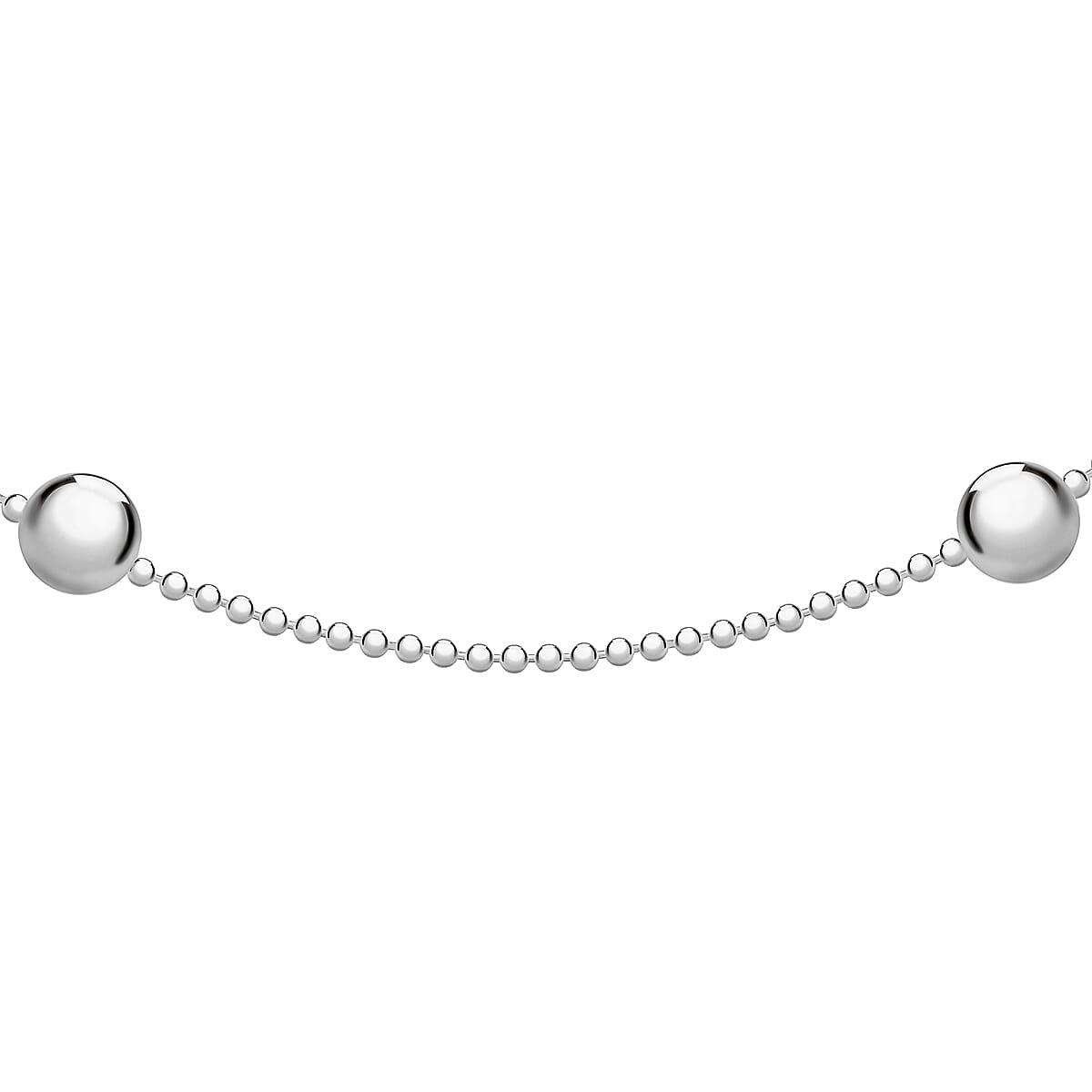 Sterling Silver 4mm Ball Detail Ball Chain 16 Inch 7599548 0