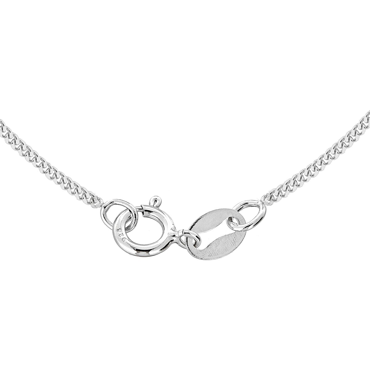 Sterling Silver Panza Curb Chain 16 Inch 7603802 2