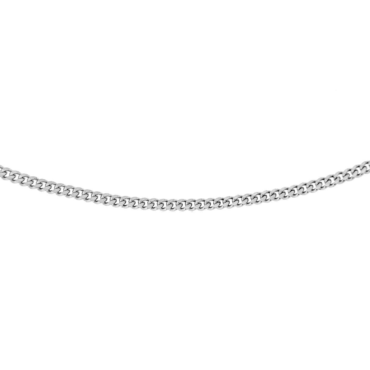Sterling Silver Adjustable Panza Curb Chain 14 Inch - 16 Inch 7603807 0