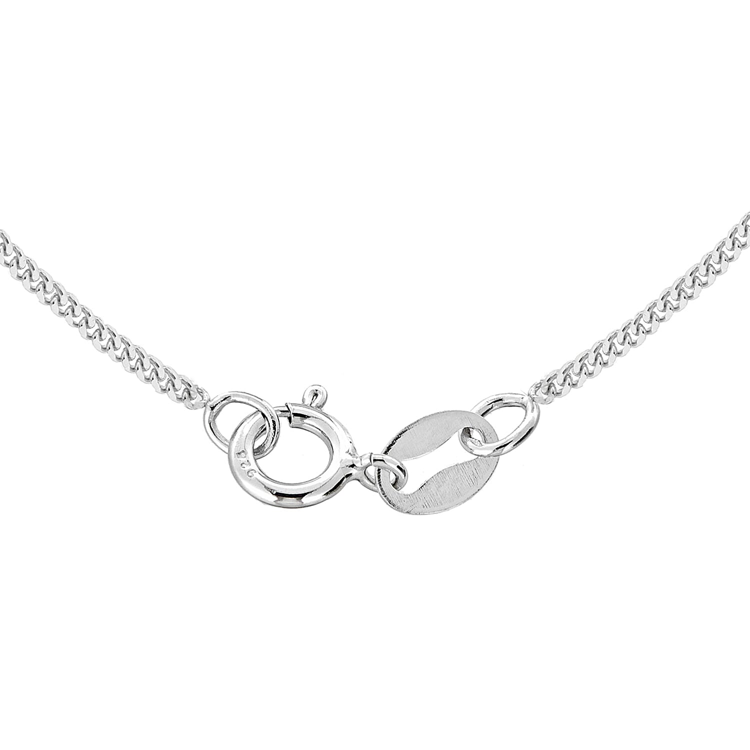 Sterling Silver Adjustable Panza Curb Chain 14 Inch - 16 Inch 7603807 2