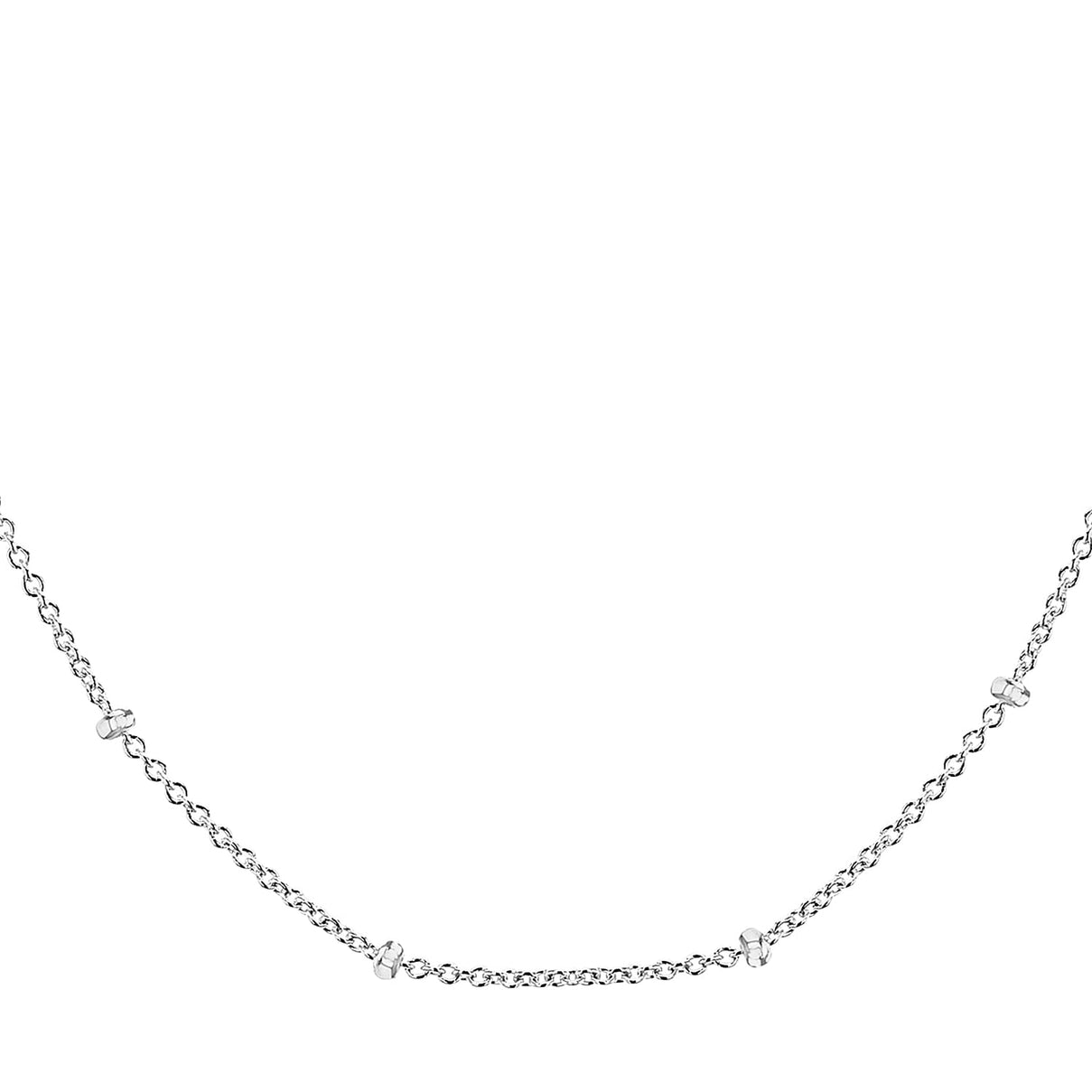 Sterling Silver 1.5mm Ball and Trace Chain 16 Inch 7607285 1