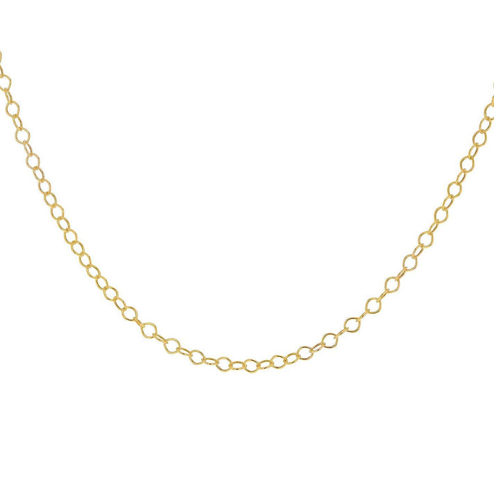 Sterling Silver Yellow Gold Plated 30 Belcher Chain 16 Inch 7611481 2