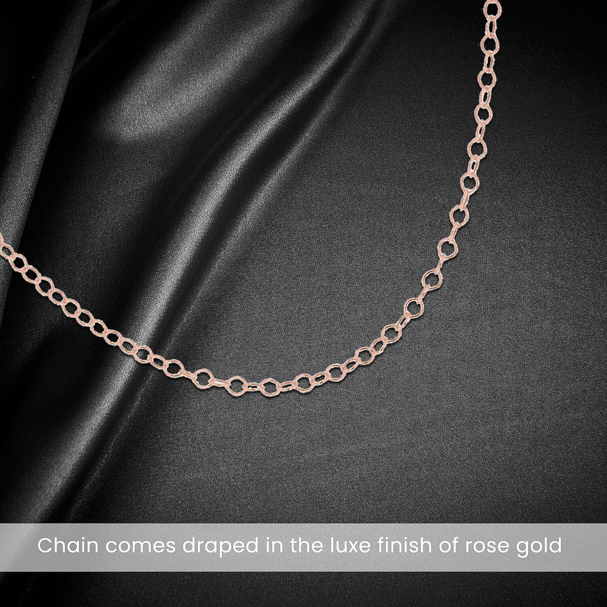Sterling Silver Rose Gold Plated 30 Belcher Chain 16 Inch 7611530 4