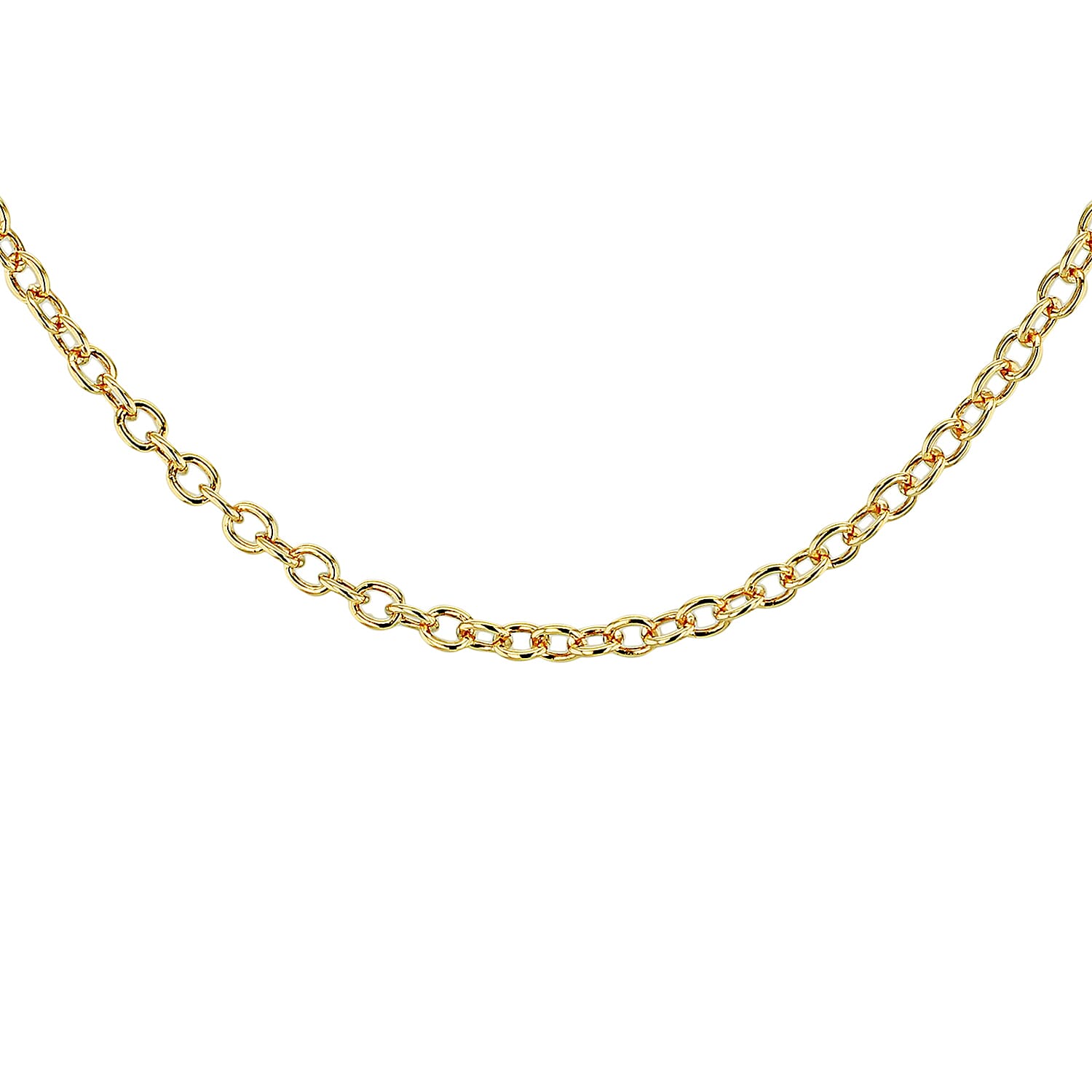 Sterling Silver Yellow Gold Plated Belcher Chain 16 Inch 7616592 0