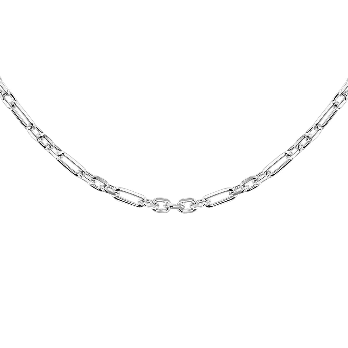 Sterling Silver 2mm Diamond Cut Figaro Chain 16 Inch 7617862 0