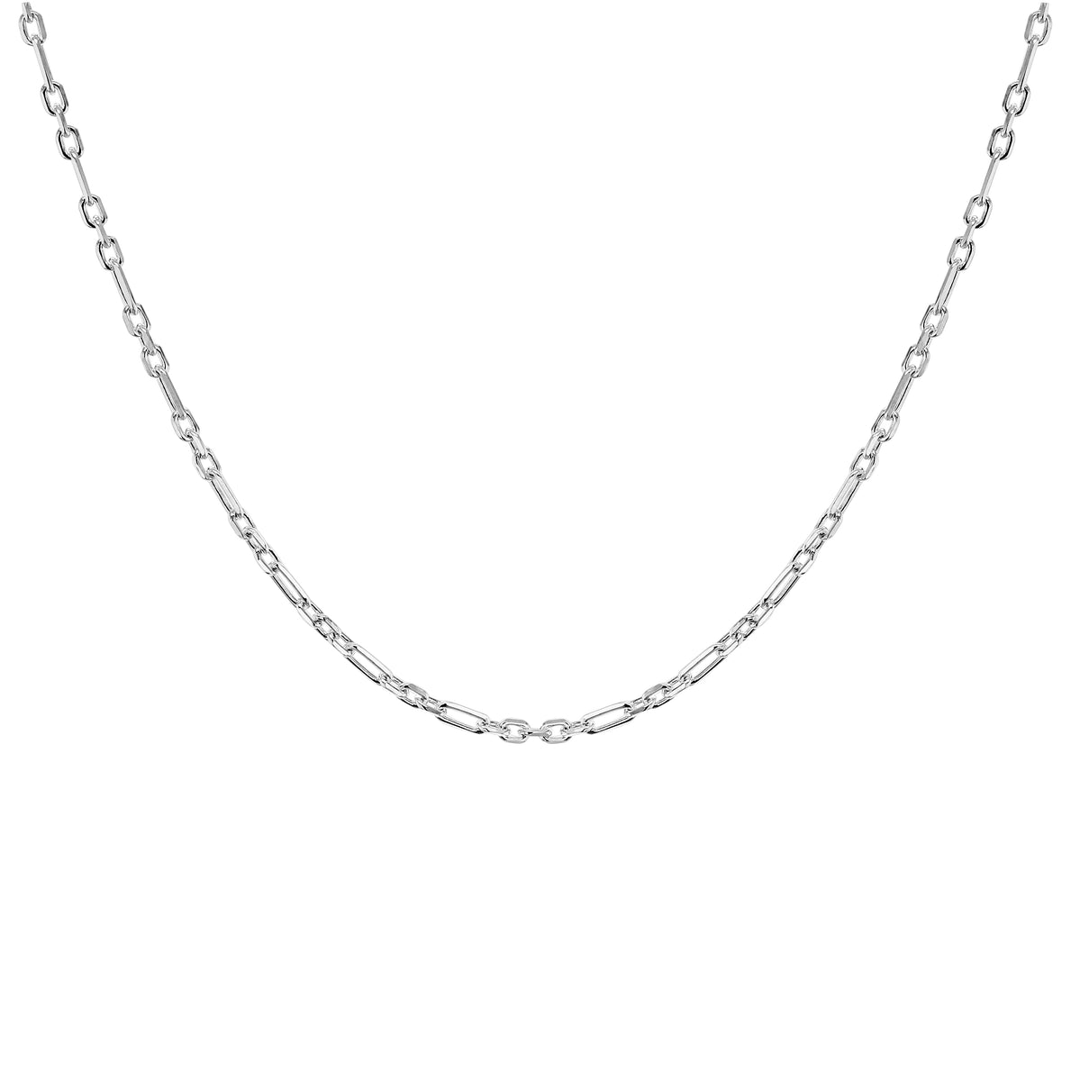 Sterling Silver 2mm Diamond Cut Figaro Chain 16 Inch 7617862 2