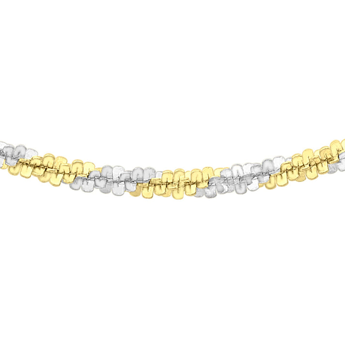 Sterling Silver Yellow Gold Plated Tocalle Chain 16 Inch 7618382 1