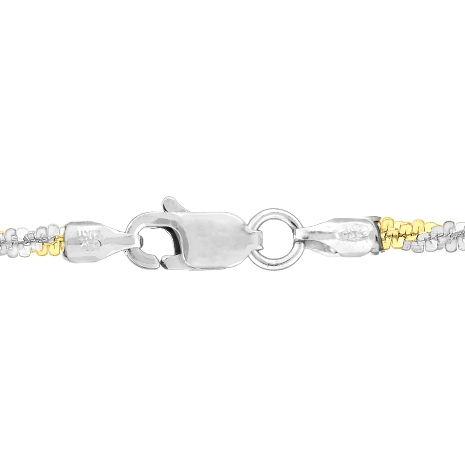 Sterling Silver Yellow Gold Plated Tocalle Chain 16 Inch 7618382 2