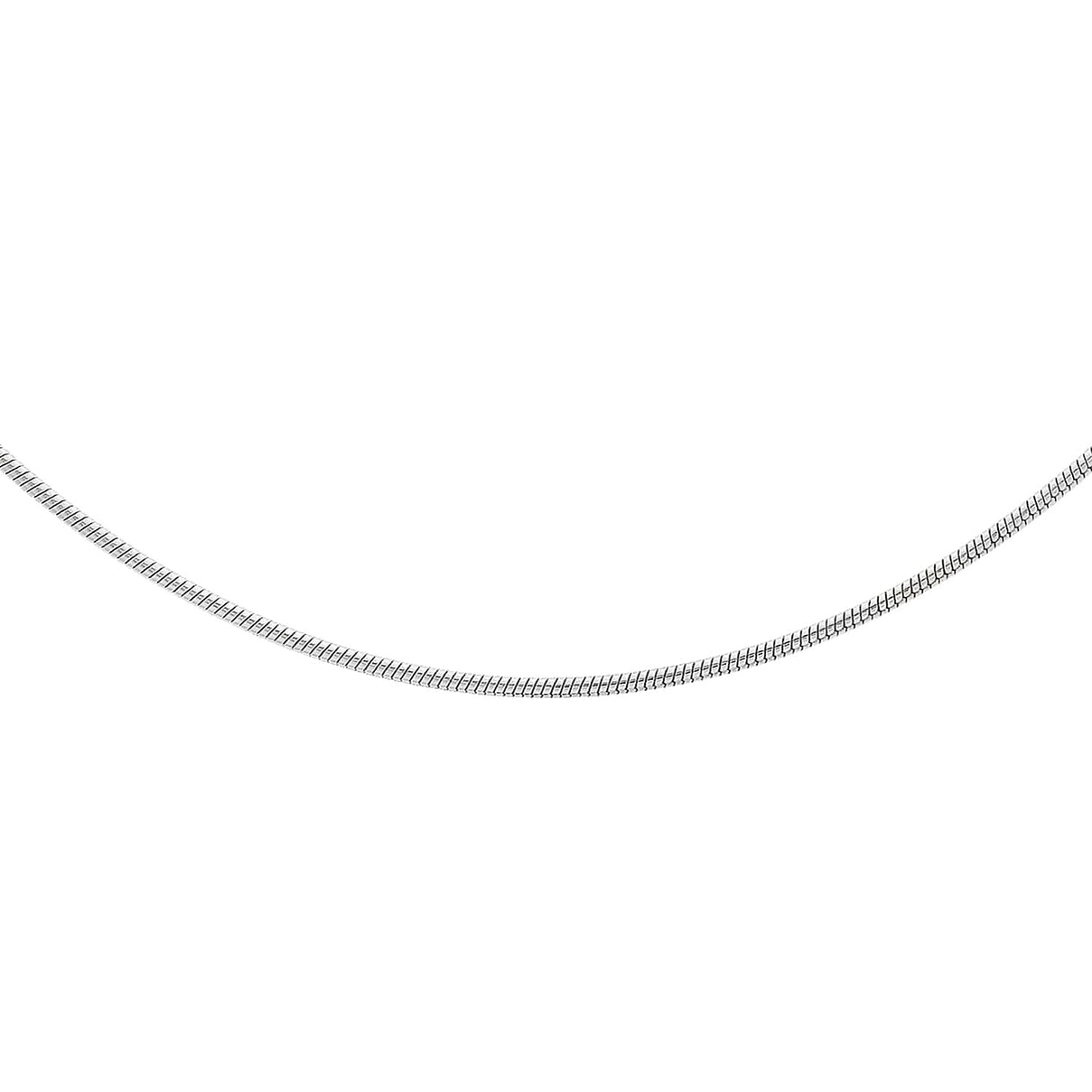 Sterling Silver Round Snake Chain 16 Inch 7618384 0