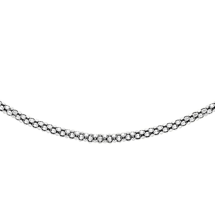 Sterling Silver Popcorn Chain 16 Inch 7618662 1