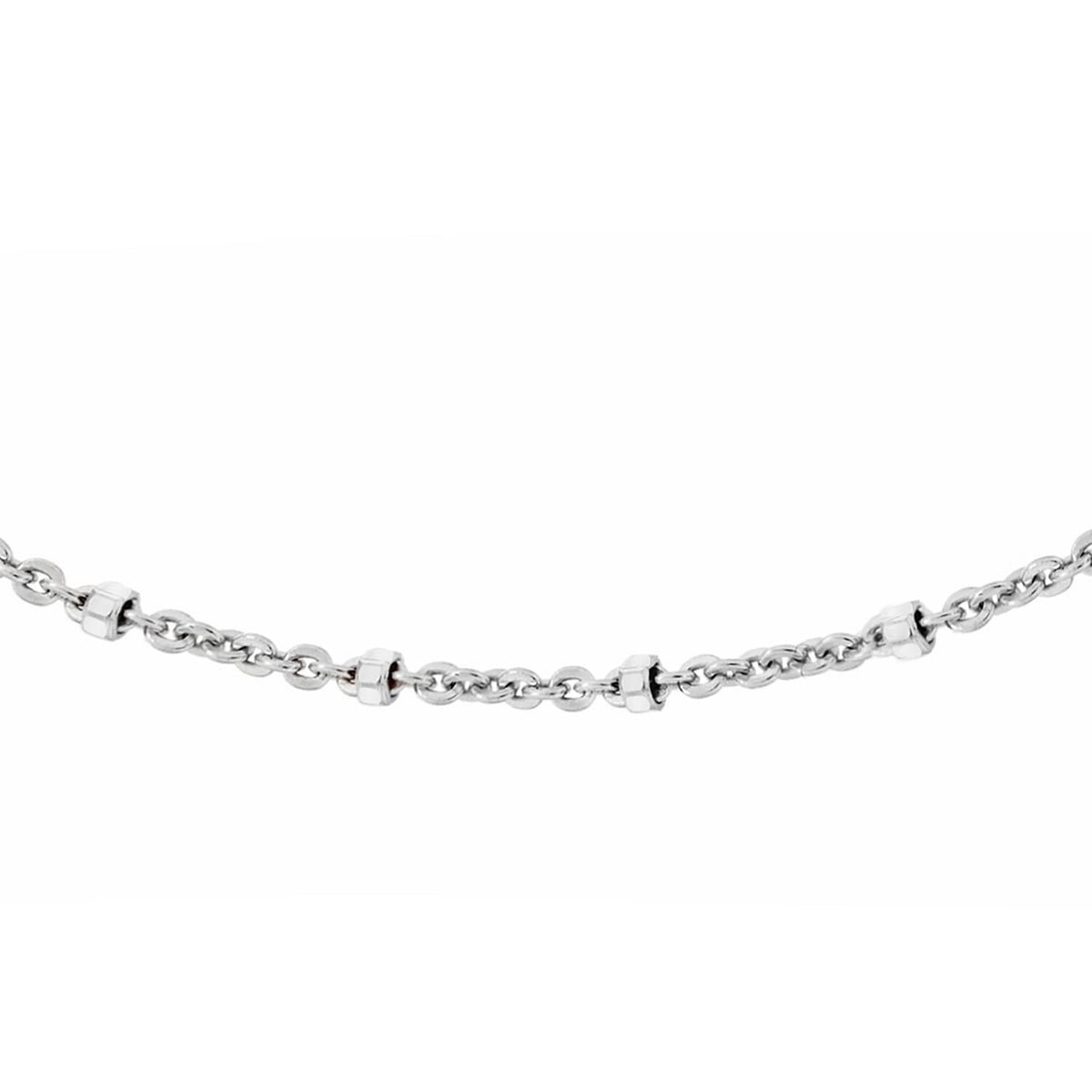 Sterling Silver Cube Trace Chain 16 Inch 7619180 0