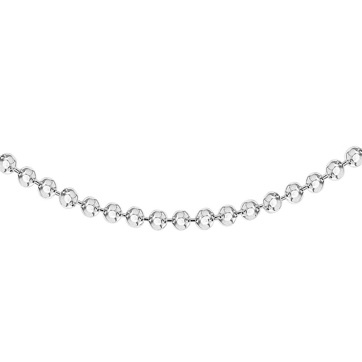 Sterling Silver 1.4mm Diamond Cut Ball Chain 16 Inch 7620174 5