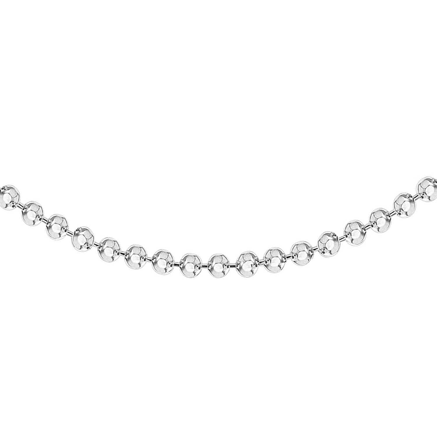 Sterling Silver 1.4mm Diamond Cut Ball Chain 16 Inch 7620174 5