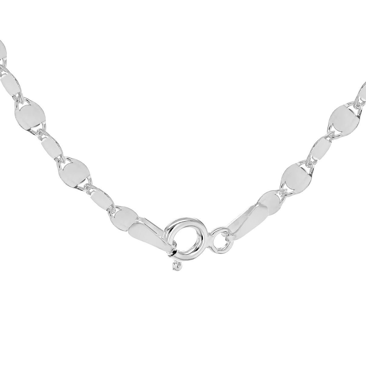 Sterling Silver 2.6mm Flat Mirror Link Chain 16 Inch 7620260 7