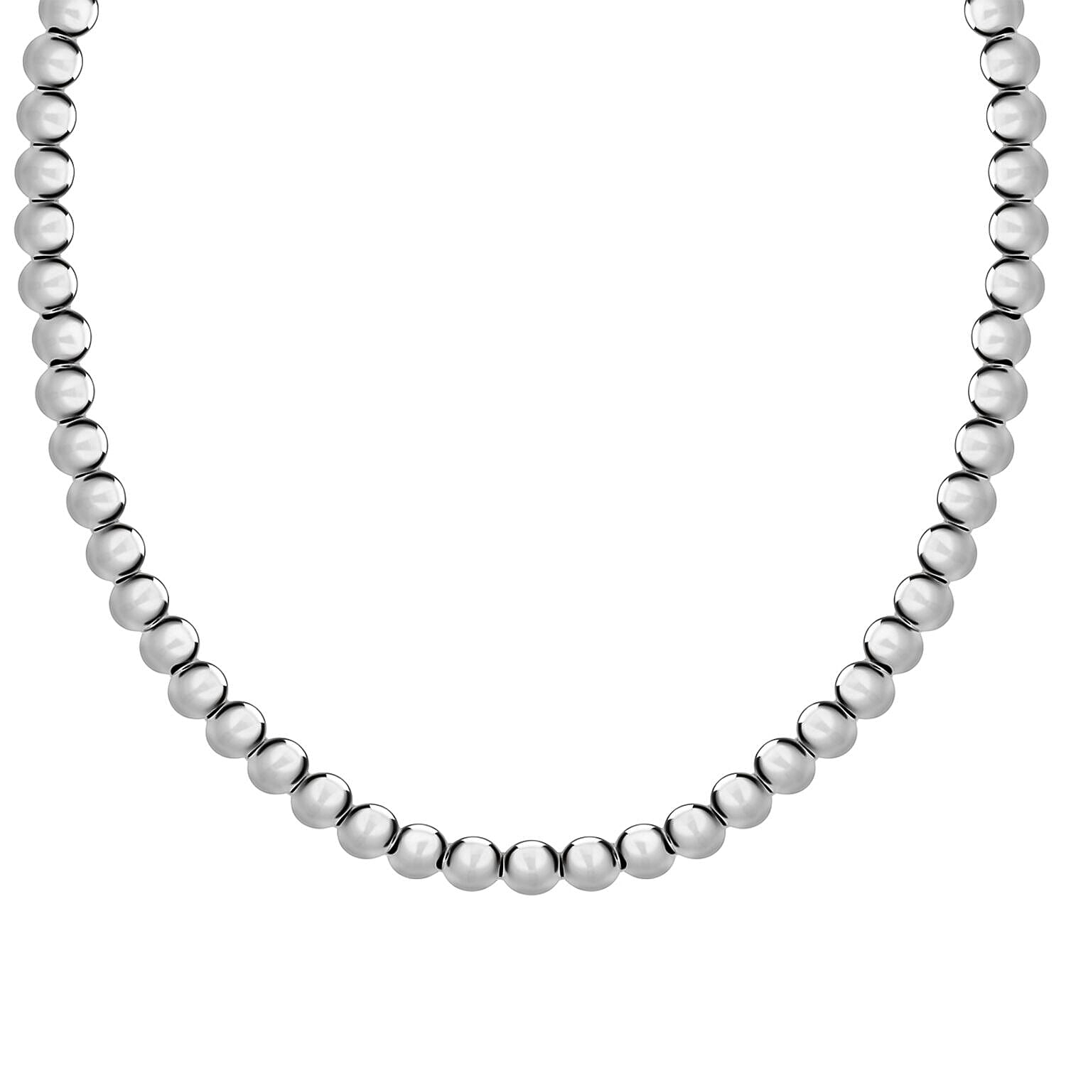 Sterling Silver 6mm Ball Necklace 17 Inch 7315360 0