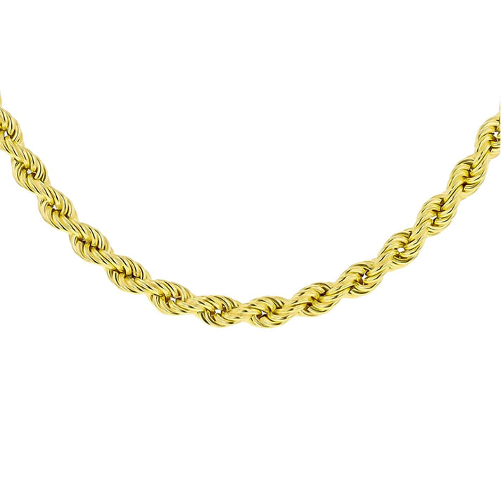 RACHEL GALLEY - Yellow Gold Plated Sterling Silver Rope Necklace (Size - 18), Silver Wt. 14.8 Gms 7687976 1