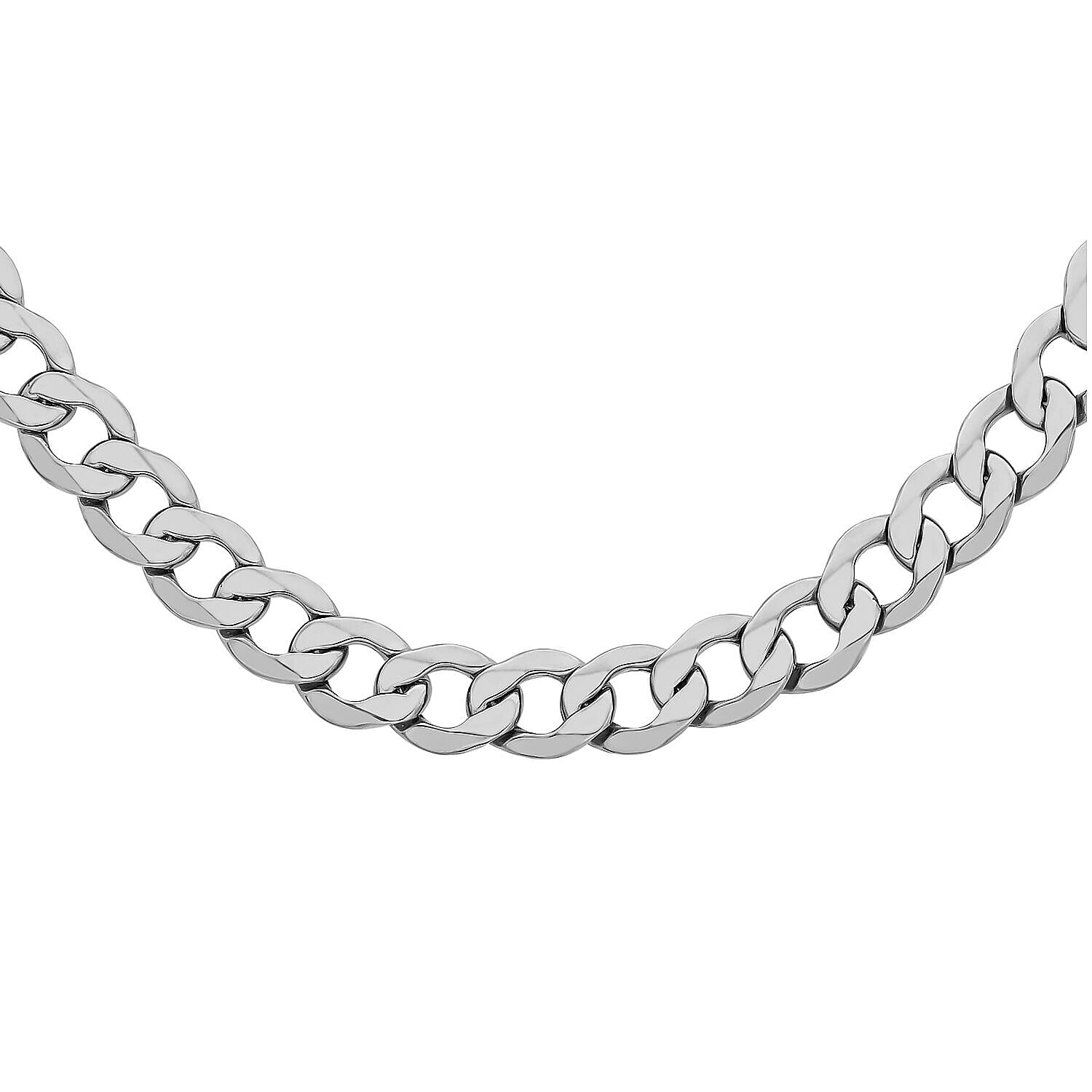 Sterling Silver Diamond Cut Curb Chain 18 Inch 7315191 0
