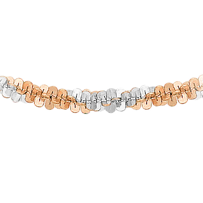 Sterling Silver 2 Tone Tocalle Chain 18 Inch 7618383 1