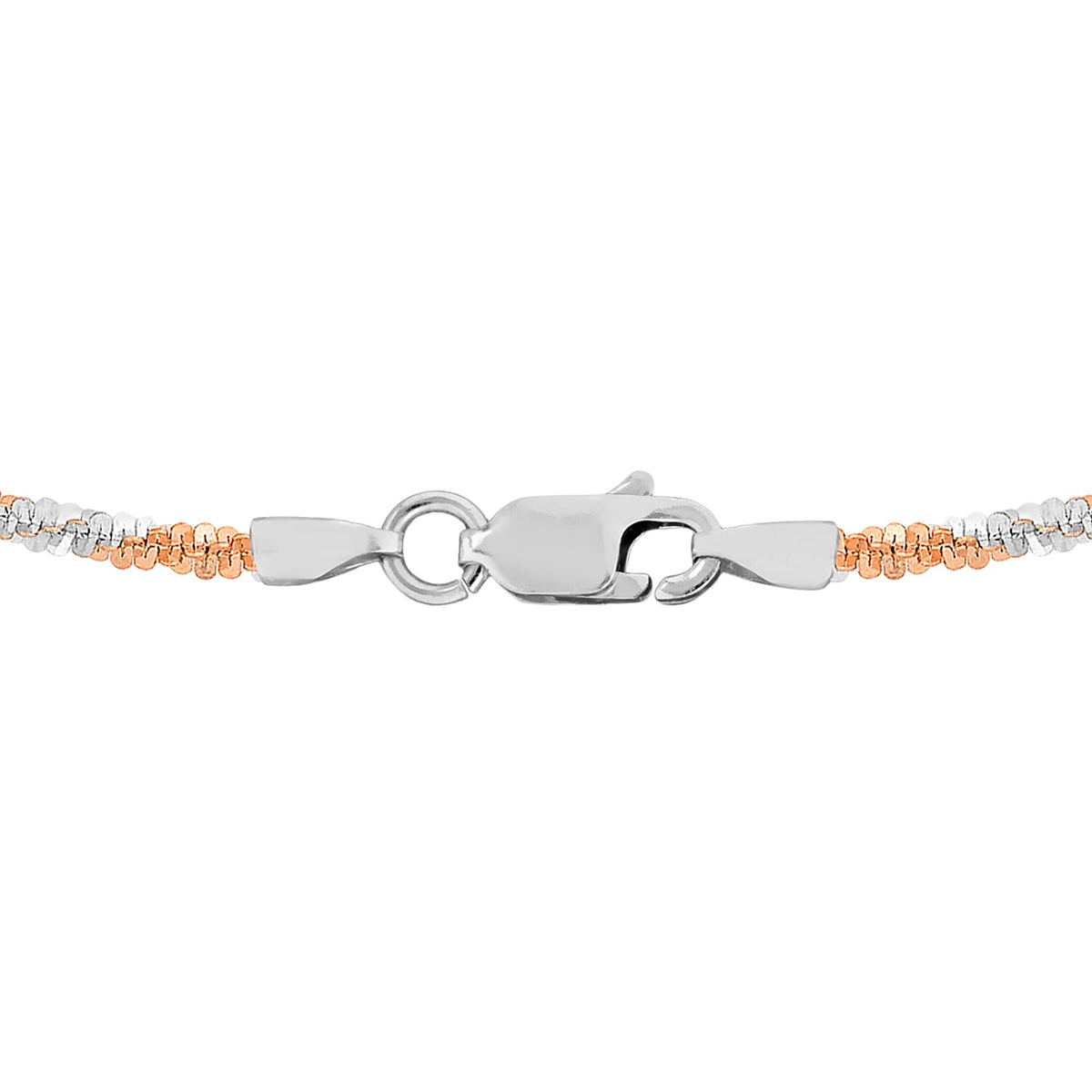 Sterling Silver 2 Tone Tocalle Chain 18 Inch 7618383 2
