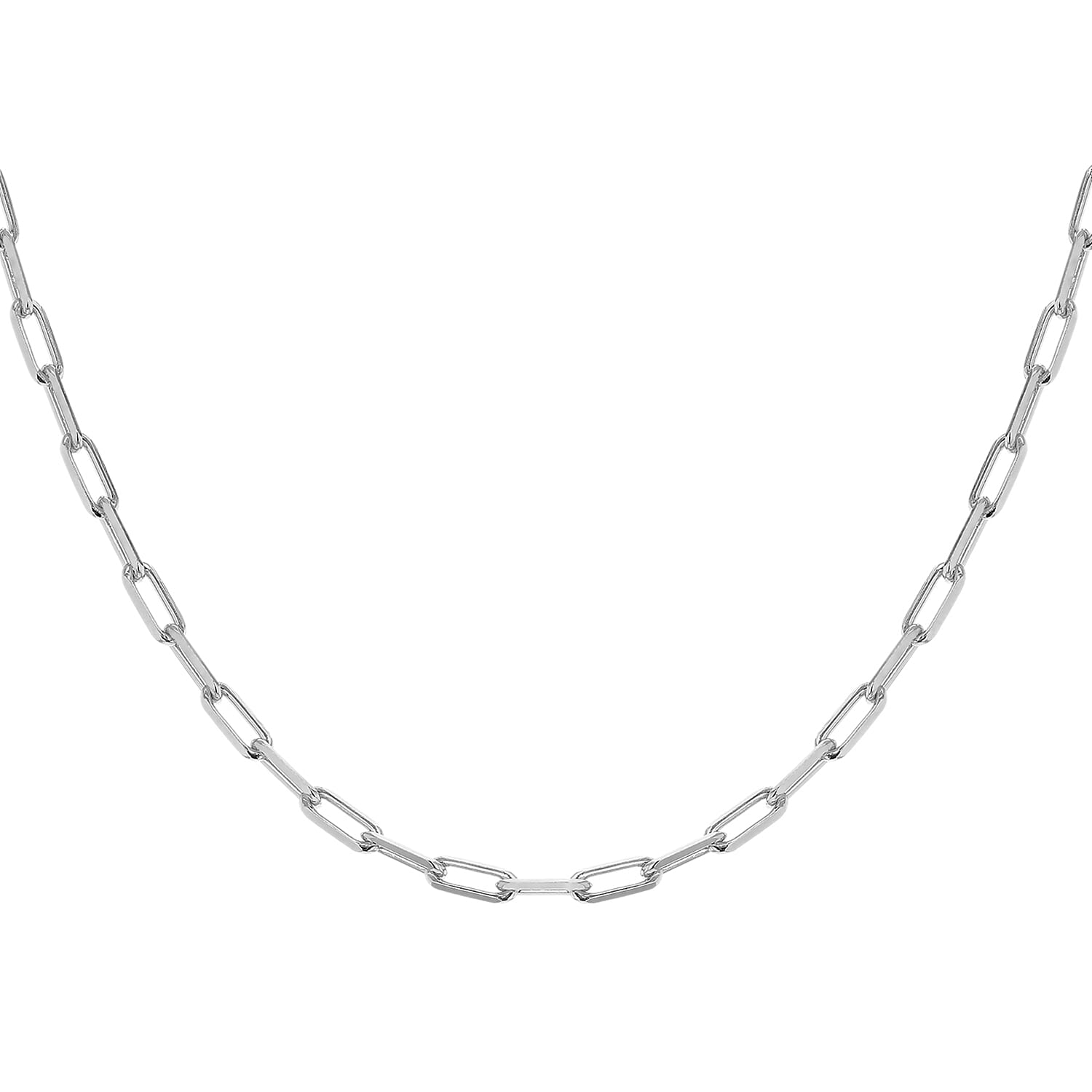 Sterling Silver 2.7mm Paperclip Chain 18 Inch 7618147 1