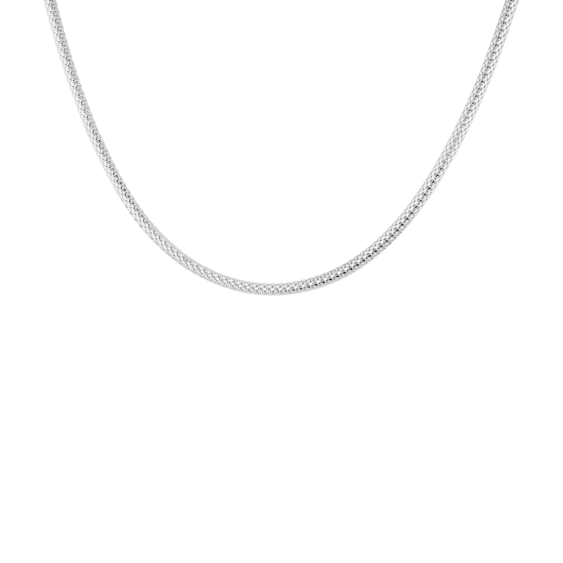 Sterling Silver 2.8mm Mesh Chain 18 Inch 7618387 4