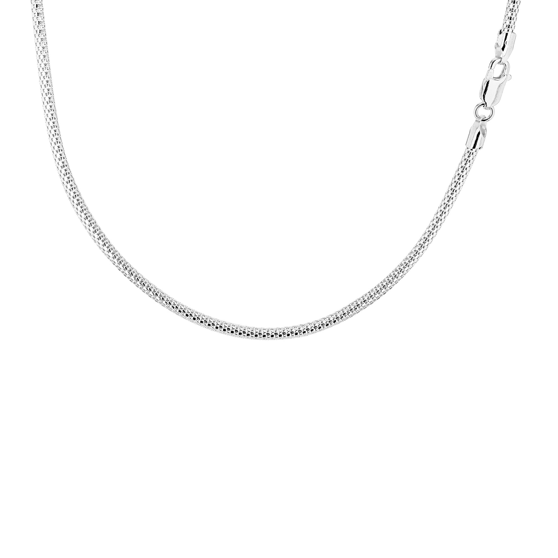 Sterling Silver 2.8mm Mesh Chain 18 Inch 7618387 5
