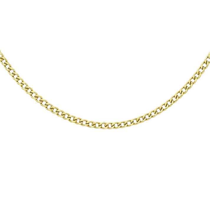 RACHEL GALLEY - Gold Plated Sterling Silver Curb Chain (Size - 18), Silver Wt. 7 Gms 7688090 1
