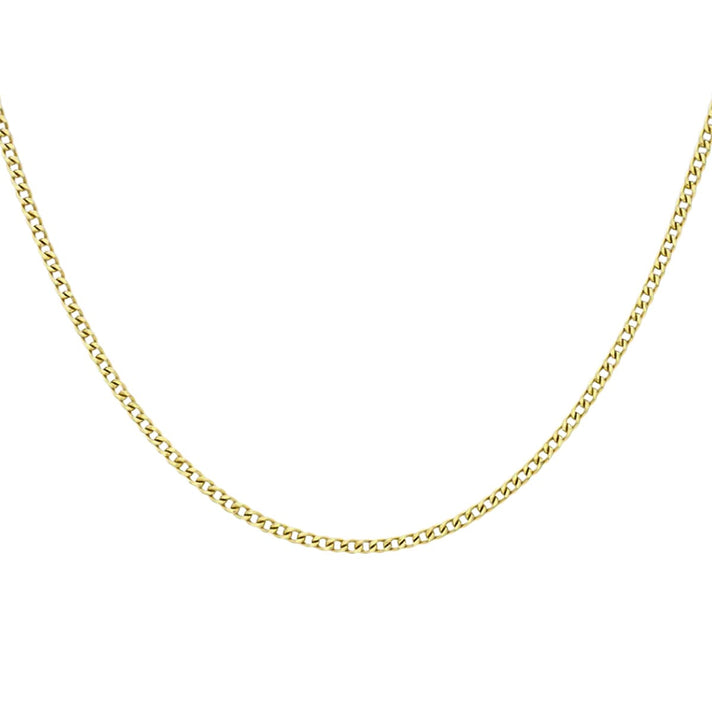 RACHEL GALLEY - Gold Plated Sterling Silver Curb Chain (Size - 18), Silver Wt. 7 Gms 7688090 2