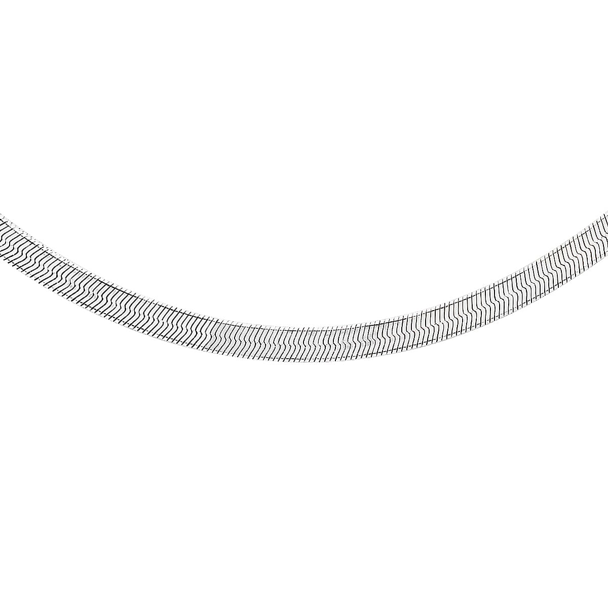 Sterling Silver 3.1mm Flat Snake Chain 18 Inch 7596080 0