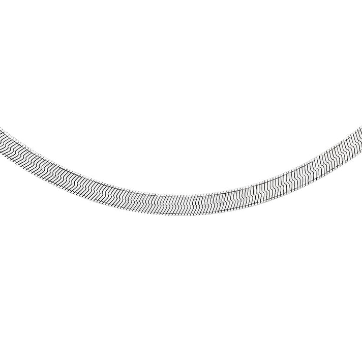 Sterling Silver 3.1mm Flat Snake Chain 18 Inch 7596080 1