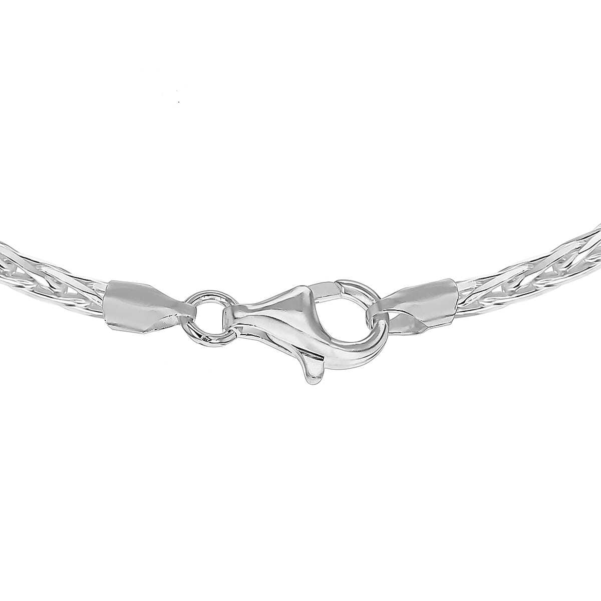 Sterling Silver Diamond Cut Spiga Chain 18 Inch 7599491 2