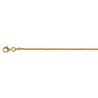 Gold Plated Sterling Silver Chain (Size - 18) with Lobster Clasp, Silver Wt. 5.70 Gms