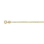 Italian Made - Yellow Gold Overlay Sterling Silver Belcher Chain (Size - 18) with Spring Ring Casp