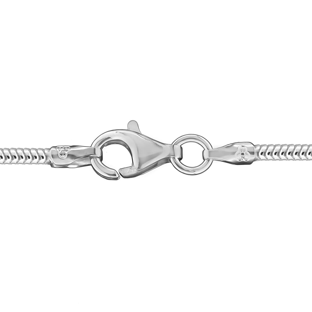 Sterling Silver Round Snake Chain 18 Inch 7595781 2