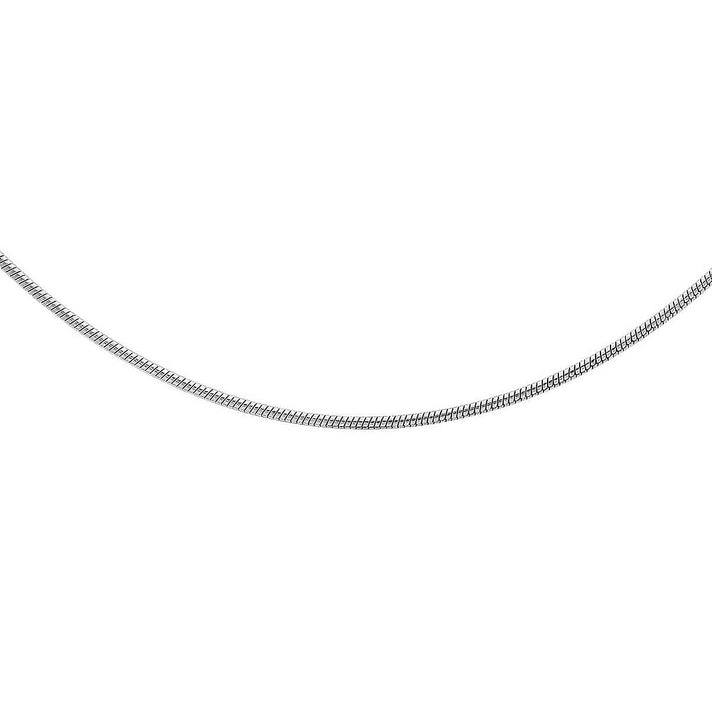 Sterling Silver Round Snake Chain 18 Inch 7596151 1