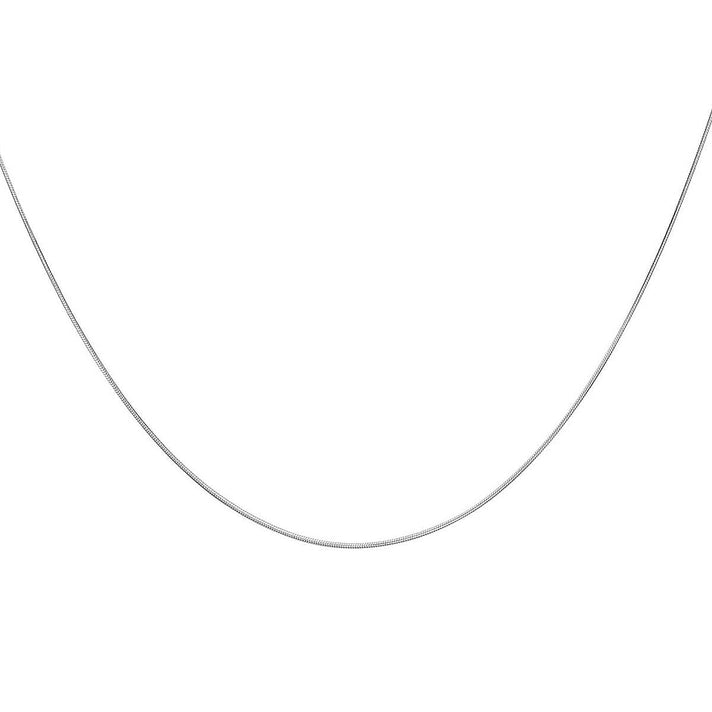 Sterling Silver Round Snake Chain 18 Inch 7596151 2