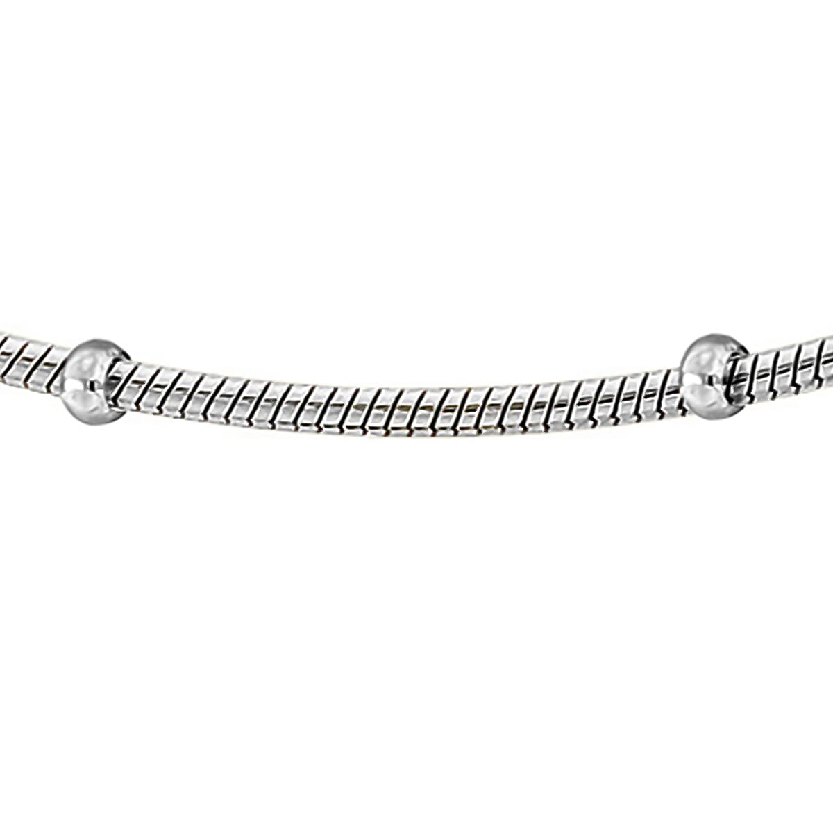 Sterling Silver 2.1mm Round Snake and Ball Chain 18 Inch 7599028 0
