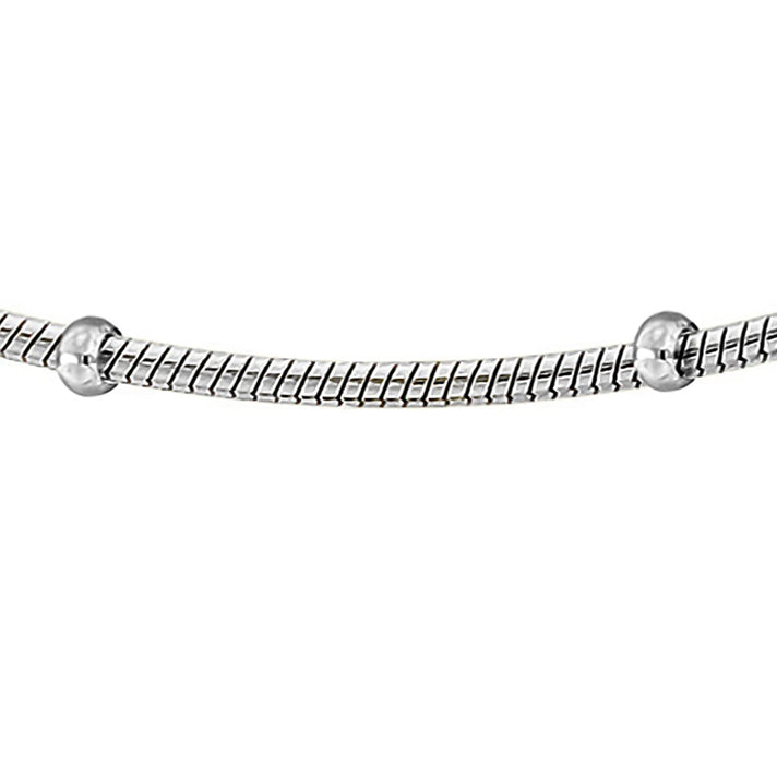 Sterling Silver 2.1mm Round Snake and Ball Chain 18 Inch 7599028 1