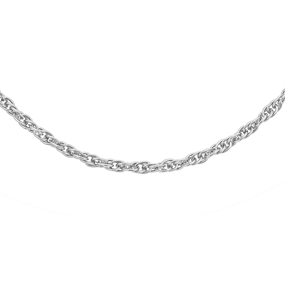 Sterling Silver 1.3mm Prince of Wales Adjustable Chain 16 Inch - 18 Inch 7601040 1