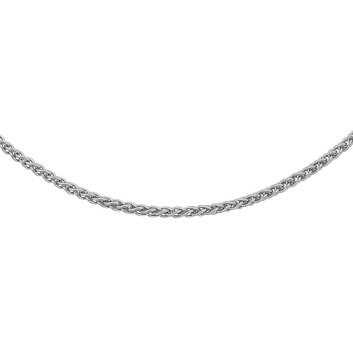 Sterling Silver Adjustable Spiga Chain 16 Inch - 18 Inch 7602345 1