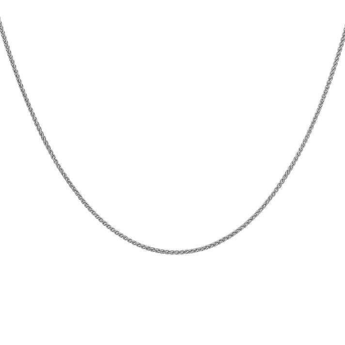 Sterling Silver Adjustable Spiga Chain 16 Inch - 18 Inch 7602345 2