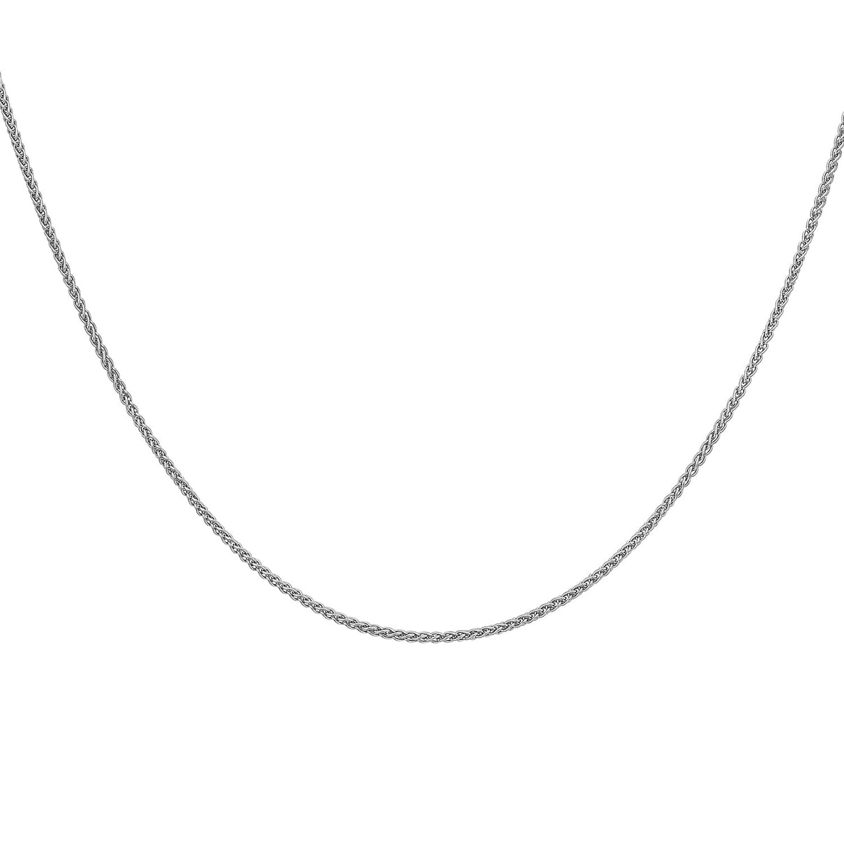 Sterling Silver Spiga Chain 18 Inch 7603710 1