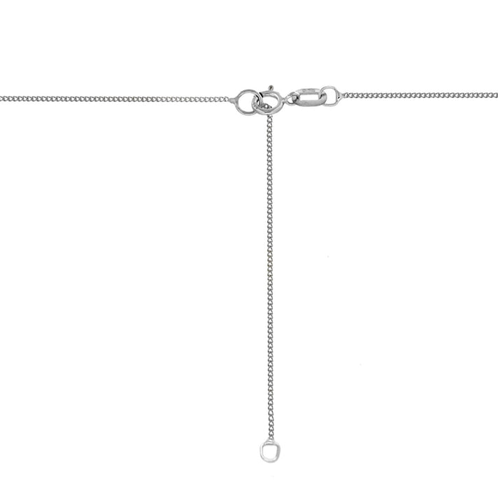Sterling Silver Adjustable Panza Curb Chain 16 Inch - 18 Inch 7603791 2