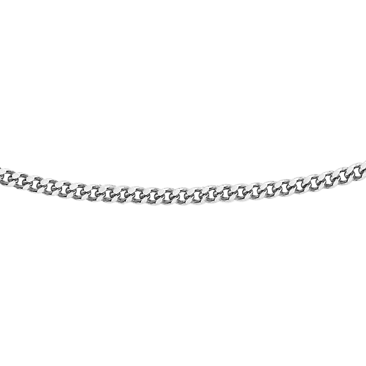 Sterling Silver Panza Curb Chain 18 Inch 7603804 0