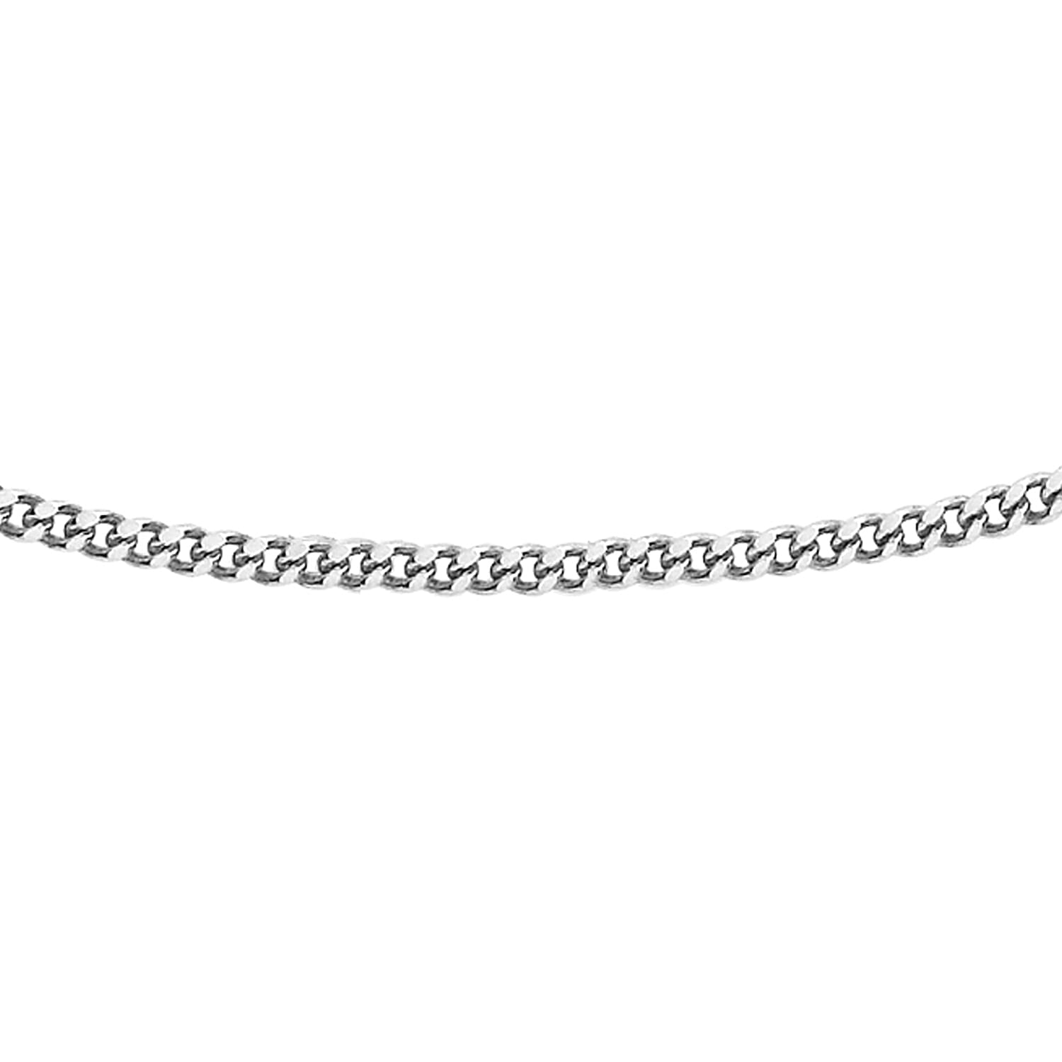 Sterling Silver Panza Curb Chain 18 Inch 7603804 0
